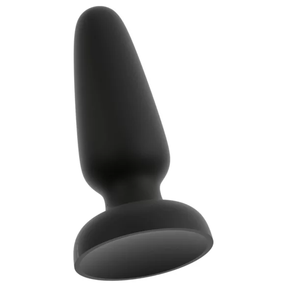 Black Velvets - silikone anal plug med sugekop (sort) - M