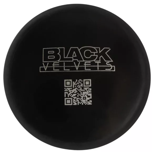 Black Velvets - silikone anal plug med sugekop (sort) - M
