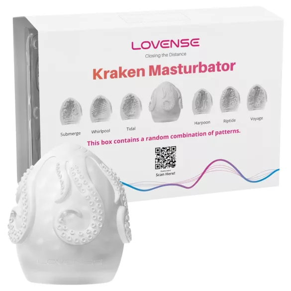 LOVENSE Kraken - onanægsæt - 6 stk (hvid)