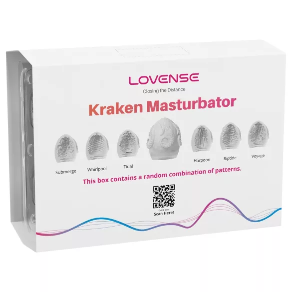 LOVENSE Kraken - onanægsæt - 6 stk (hvid)