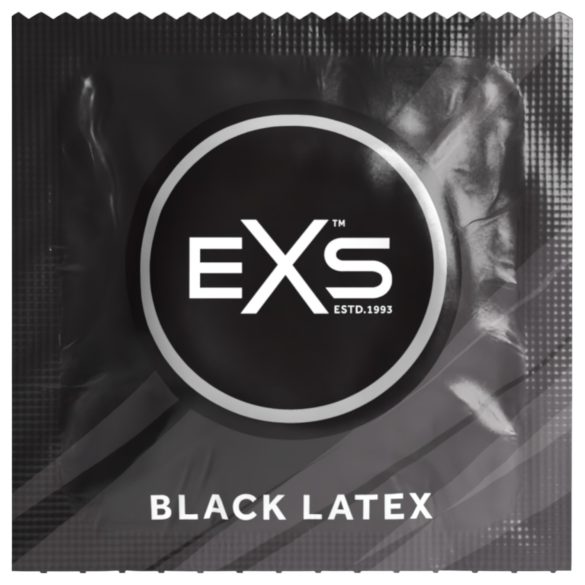 EXS Black - Sorte latexkondomer (12 stk)