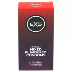 EXS - kondomer - blandede smagsvarianter - 12 stk