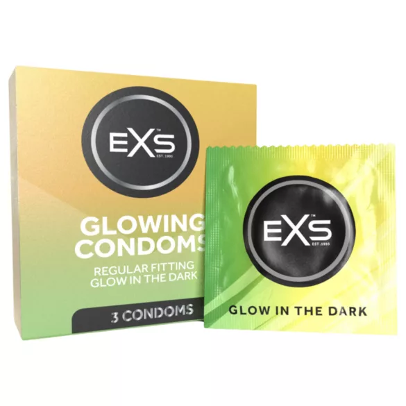 EXS Glow - selvlysende kondom (3 stk.)