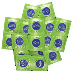 EXS Glow - selvlysende latexkondomer (100 stk)