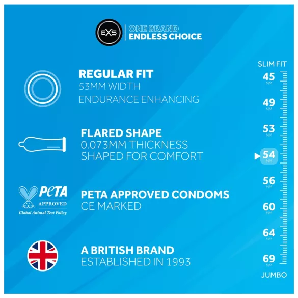 EXS - forsinkelses kondom - latex - 12 stk