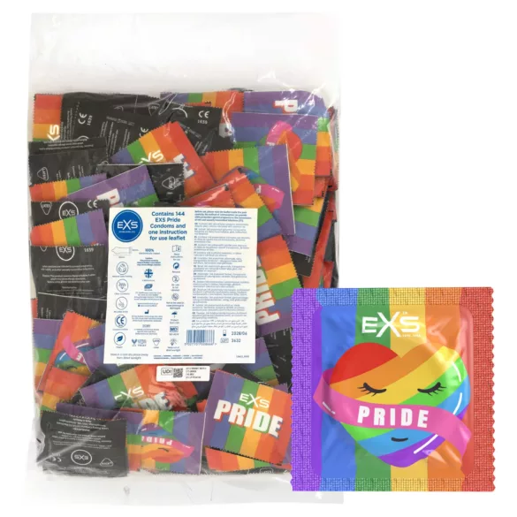EXS Pride - latex kondomer (144 stk.)