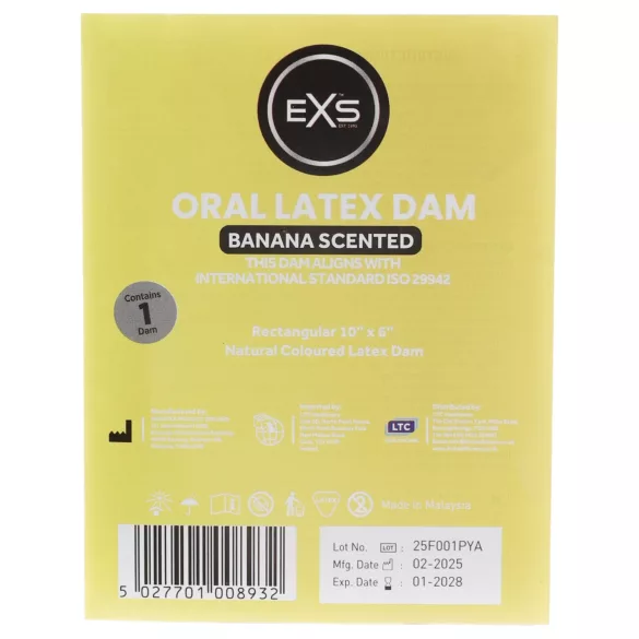 EXS - oralsexbeskyttelse - banansmag