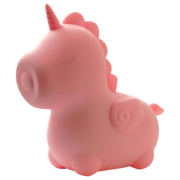 Unihorn Heart Throb - genopladelig enhjørning klitoris stimulator (pink)