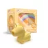 Unihorn Bean Blossom - klitorisvibrator med unicorn-design - genopladelig - gul