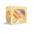 Unihorn Bean Blossom - klitorisvibrator med unicorn-design - genopladelig - gul