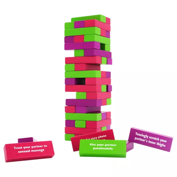 Play Wiv Me - erotisk jengaspil - 54 klodser