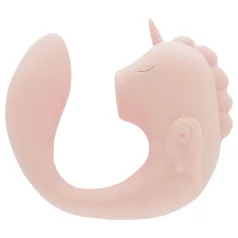   Unihorn C-Horse - G-punkts- og klitorisstimulerende vibrator (koral)
