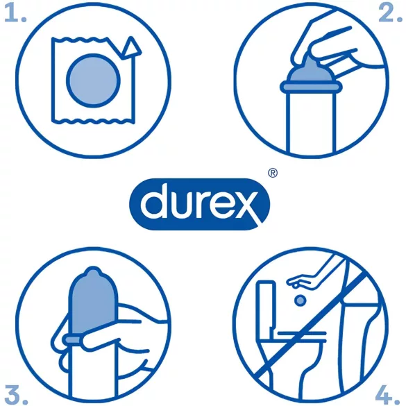 Durex Nude Close Fit - tyndt kondom (10 stk.)