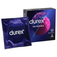 Durex Intense - rillede og prikkede kondomer (3 stk)