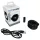 Bathmate Vibe Ring Stretch - genopladelig vibrerende penisring (sort)