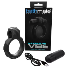   Bathmate Maximus Vibe 45 - genopladelig vibrerende penisring (sort)
