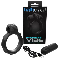   Bathmate Maximus Vibe 55 - genopladelig vibrerende penisring (sort)