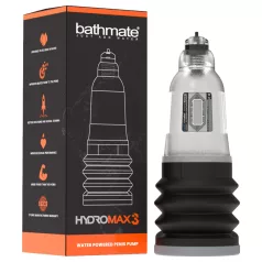 Bathmate Hydromax3 - hydropumpe (gennemsigtig)