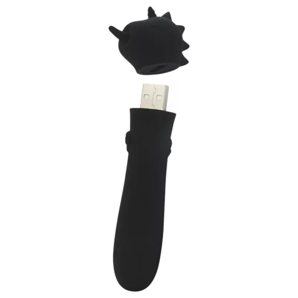 Unihorn Wild Spirit - genopladelig minivibrator (sort)