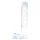 Clarity - dildo med kugler - glas - gennemsigtig
