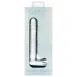 Clarity - dildo med kugler - glas - gennemsigtig