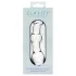 Clarity Utopian Mystique - rillet glas-analdildo (gennemsigtig)