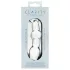 Clarity Utopian Mystique - rillet glas-analdildo (gennemsigtig)