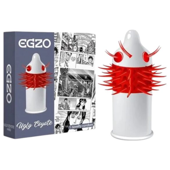 Egzo Ugly Coyote – Langt Pigget Kondom (1 stk)