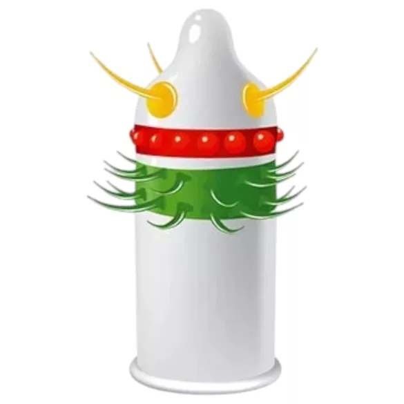 Egzo Jolly Roger - kondom med pigge og dutter - 1 stk