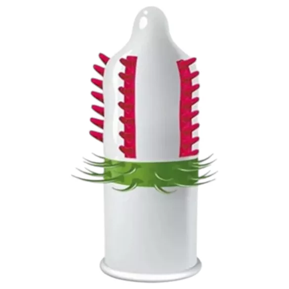 Egzo Dulche Bombero - stimulationskondom med pigge - 1 stk