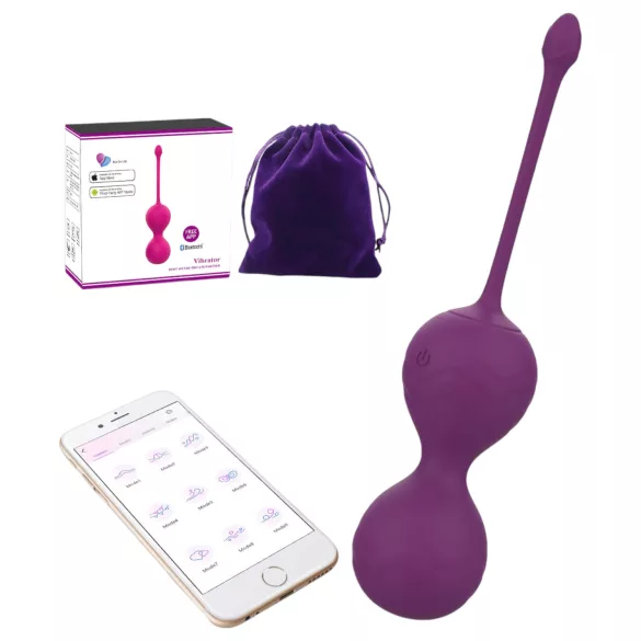 Lonely Winni - bærbart app-styret vibrerende æg (pink)