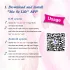 Lonely Winni - bærbart app-styret vibrerende æg (pink)