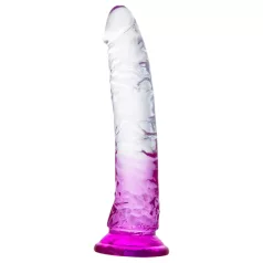 Lonely Lance - dildo med sugekop - lilla gennemsigtig
