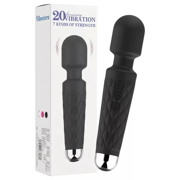 Lonely 20 Function - vibrator - opladelig massager - sort