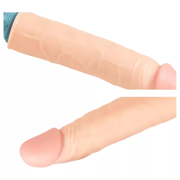 Lonely Max - realistisk vibrator - 17cm - naturfarve