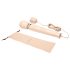 le Wand - eksklusiv massagevibrator med ledning (beige)