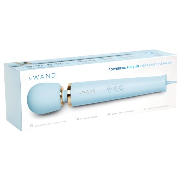 le Wand - eksklusiv, netværksdrevet massagevibrator (blå)