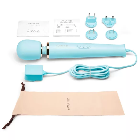 le Wand - wand vibrator - kraftfuld trådet massager - blå