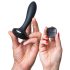 HOT Octopuss PleX med flex - trådløs anal vibrator (sort)