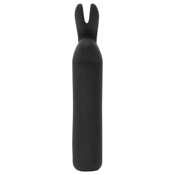 Happyrabbit - bullet vibrator - genopladelig, kaninører - sort