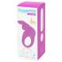 Happyrabbit Glide - genopladelig vibrerende penisring (lilla)