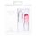 Pillow Talk Lusty - genopladelig stavvibrator med tunge (pink)