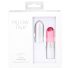Pillow Talk Lusty - genopladelig stavvibrator med tunge (pink)