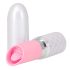Pillow Talk Lusty - genopladelig stavvibrator med tunge (pink)