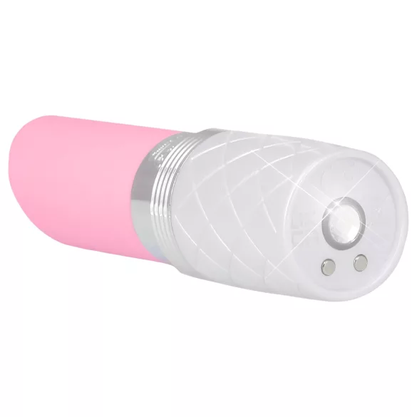 Pillow Talk Lusty - rystevibrator med tungespids - genopladelig - pink