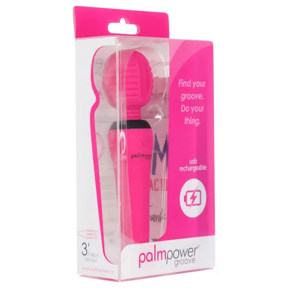 PalmPower groove - massage vibrator - genopladelig - pink