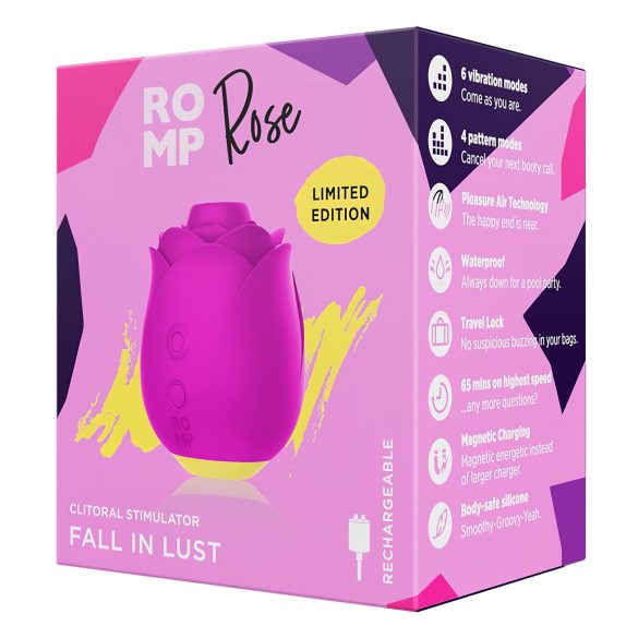 ROMP Rose - luftbølge vibrator i rosenform (pink)