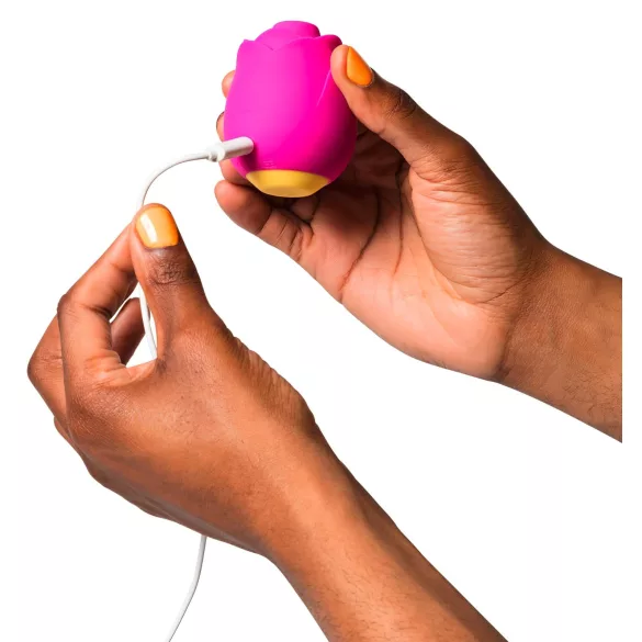 ROMP Rose - lufttryksvibrator - klitoris stimulator - pink