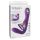 Fantasy For Her – 4 motorers G-punkt & klitoris vibrator (lilla)
