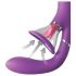 Fantasy For Her – 4 motorers G-punkt & klitoris vibrator (lilla)